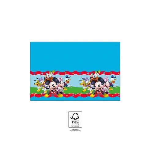 Disney Mickey Rock the House papír asztalterítő 120x180 cm FSC