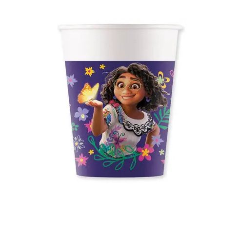 Disney Encanto Flower papír pohár 8 db-os 200 ml