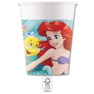   Disney Hercegnők, Ariel Curious papír pohár 8 db-os 200 ml FSC