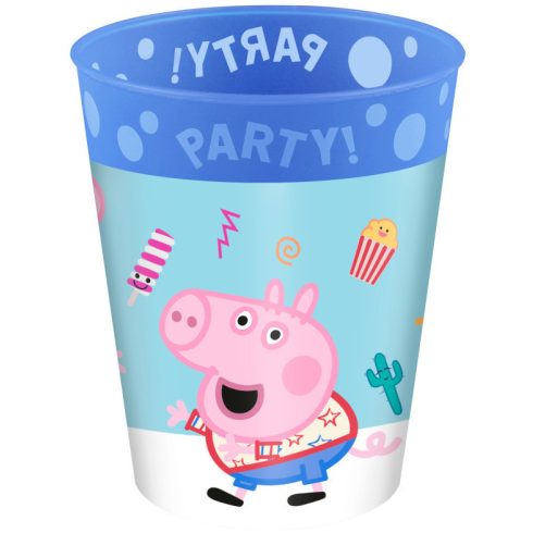 Peppa malac Messy Play micro prémium műanyag pohár 250 ml