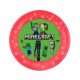 Minecraft Party micro prémium műanyag lapostányér 21 cm