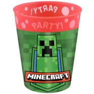 Minecraft micro prémium műanyag pohár 250 ml