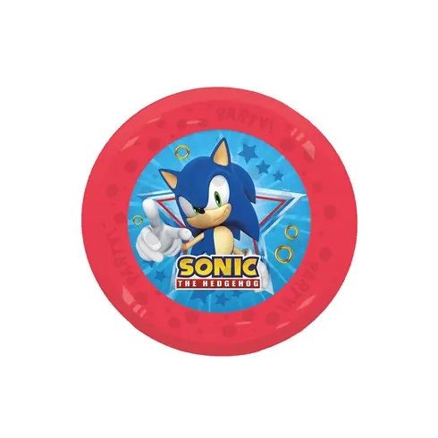 Sonic a sündisznó Sega micro prémium műanyag lapostányér 21 cm