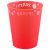 Red, Piros micro prémium műanyag pohár 250 ml