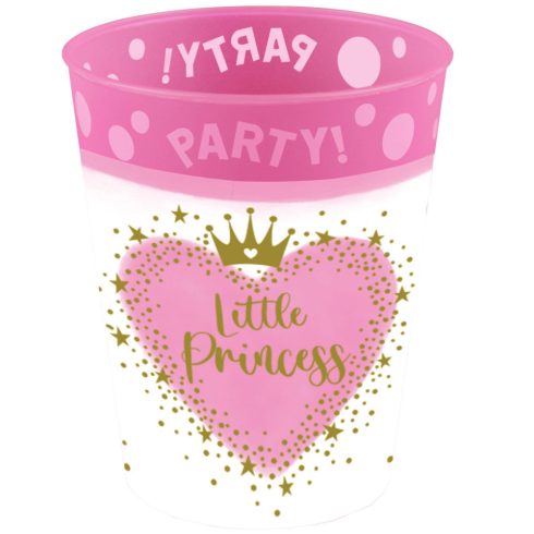 Hercegnő Little Princess micro prémium műanyag pohár 250 ml