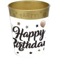   Happy Birthday Milestone micro prémium műanyag pohár 250 ml