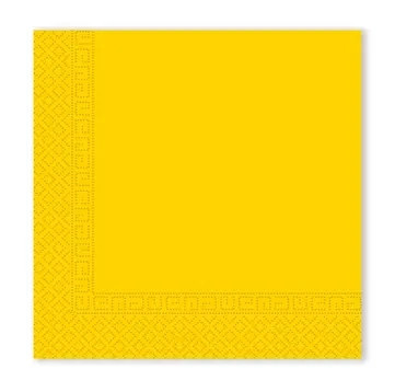 Sárga Unicolour Yellow szalvéta 20 db-os 33x33 cm FSC