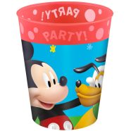   Disney Mickey Rock the House micro prémium műanyag pohár szett 4 db-os 250 ml