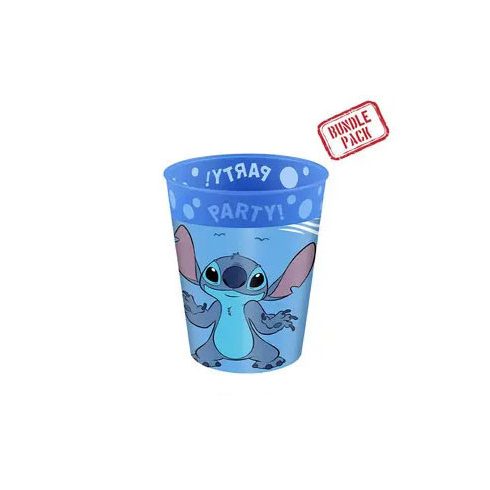 Disney Lilo és Stitch, A csillagkutya Angel micro prémium műanyag pohár szett 4 db-os 250 ml