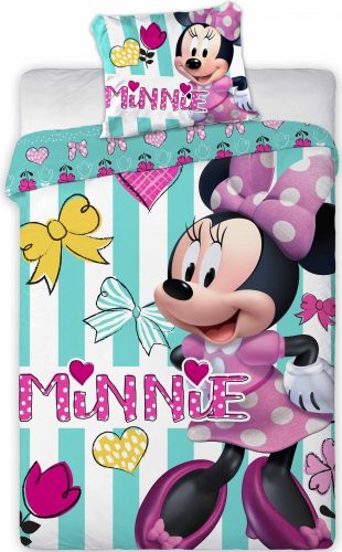 Disney Minnie Delight gyerek, ovis ágyneműhuzat 100×135cm, 40×60 cm