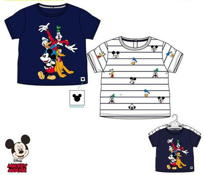 Disney Mickey Dudes baba póló, felső 2 db-os szett 6-24 hó