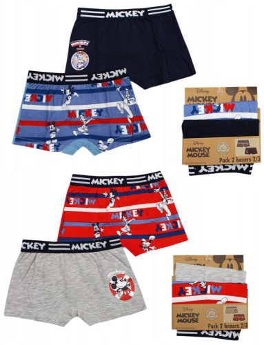 Disney Mickey gyerek boxeralsó 2 darab/csomag 2 - 8 év / 92 - 128 cm