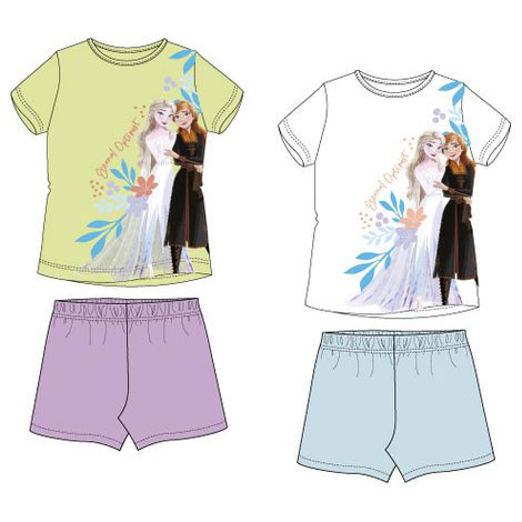 Disney Jégvarázs Eternal gyerek rövid pizsama 4 - 8 év / 104 - 128 cm