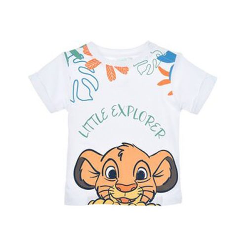 Disney Az Oroszlánkirály Little Explorer White baba póló, felső 6-24 hó