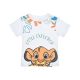 Disney Az Oroszlánkirály Little Explorer White baba póló, felső 6-24 hó