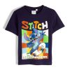 Disney Lilo és Stitch, A csillagkutya Skateboarding gyerek rövid póló, felső 4 - 10 év / 104 - 140 cm