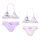 Hello Kitty Mermaid gyerek fürdőruha, bikini 3 - 8 év / 98 - 128 cm