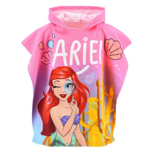 Disney Hercegnők Ariel strand törölköző poncsó 55x110 cm (Fast Dry)