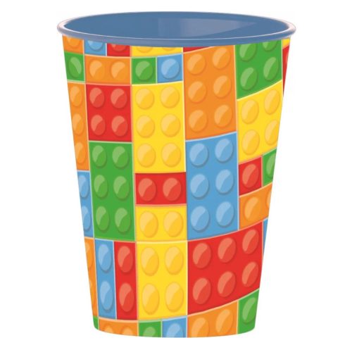 Bricks, Lego mintázatú pohár, műanyag 260 ml 