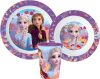 Disney Jégvarázs Purple étkészlet, micro műanyag szett, pohárral 260 ml