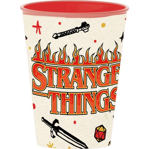 Stranger Things Upside Down műanyag pohár 260 ml