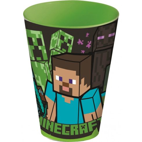 Minecraft pohár, műanyag 430 ml