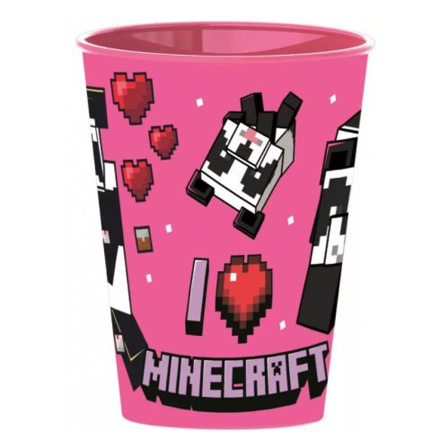 Minecraft műanyag pohár 260 ml