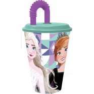   Disney Jégvarázs Ice Magic szívószálas pohár. műanyag 430 ml