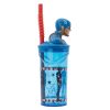Bosszúállók Invincible Force 3D Figurine szívószálas pohár 360 ml