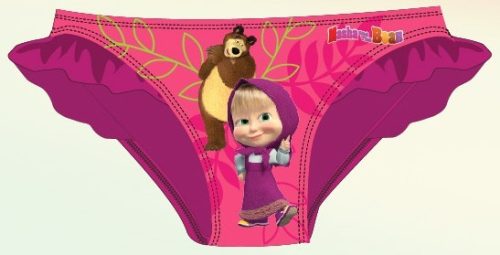 Masha and the Bear gyerek fürdőruha úszó alsó bugyi 104-es