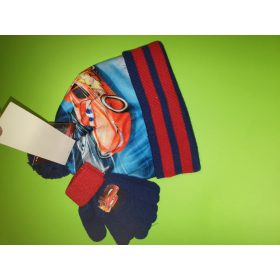 Verdás sapka kesztyű szett