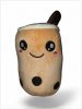 Boba Tejes Tea Plüss Párna több méret 25 cm - Barna