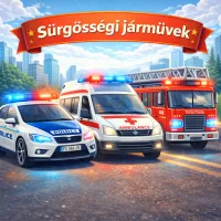 Rendőr,Mentő,Tűzoltó autó