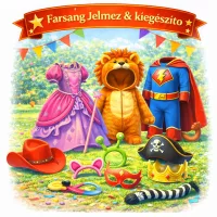 Farsang jelmez és kiegészítő