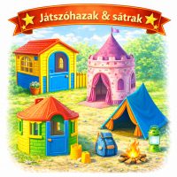 Játszóházak,sátrak