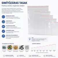 Simítózáras tasak
