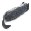 Hosszú plüss cica, szürke 50 cm