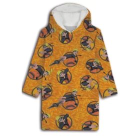 Naruto felnőtt bebújós plüss polár takaró, poncsó