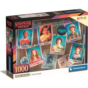   Stranger Things Polaroids 1000 db-os Compact puzzle Clementoni
