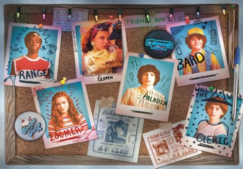 Stranger Things Polaroids 1000 db-os Compact puzzle Clementoni
