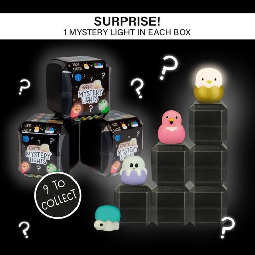 Eggy & Friends Mystery Lights - Gyűjthető LED Meglepetés Figura (Blind Box)