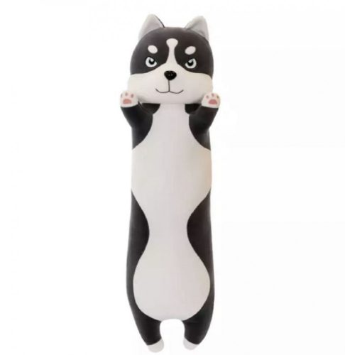 Hosszú Husky kutyus ölelő plüss, párna 40 cm