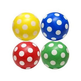 Pöttyös gumilabda 23cm