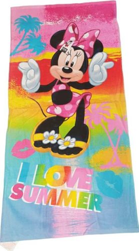Minnie egér vidám strand fürdőlepedő, törülköző 70x140 cm