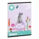 Cuki állatok tűzött füzet A/5, 32 lap vonalas 1.osztály (14-32), kitten, cicás