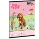 Doggie, kutyás tűzött füzet A/5, 32 lap vonalas 2.osztály (16-32), Cute Animals