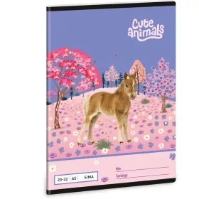 Lovas tűzött füzet A/5, 32 lap sima, Ars Una, Horse