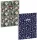Ars Una spirál füzet A/4, vonalas, 60 lapos, többféle, Navy-Flower