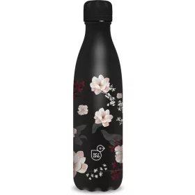 Ars Una fémkulacs, duplafalú, 500 ml, Flowery Black