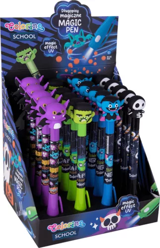 UV golyóstoll, halloweenes, Magic, Szörnyek, többféle
